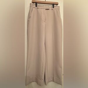Abercrombie & Fitch Cream Wide Leg Pants